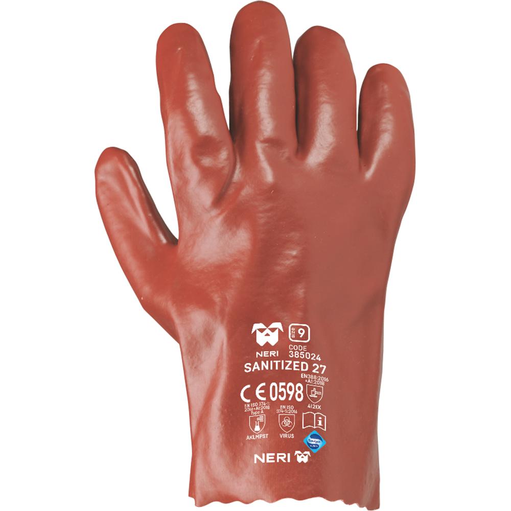 Guanti pvc sanitized cm 27