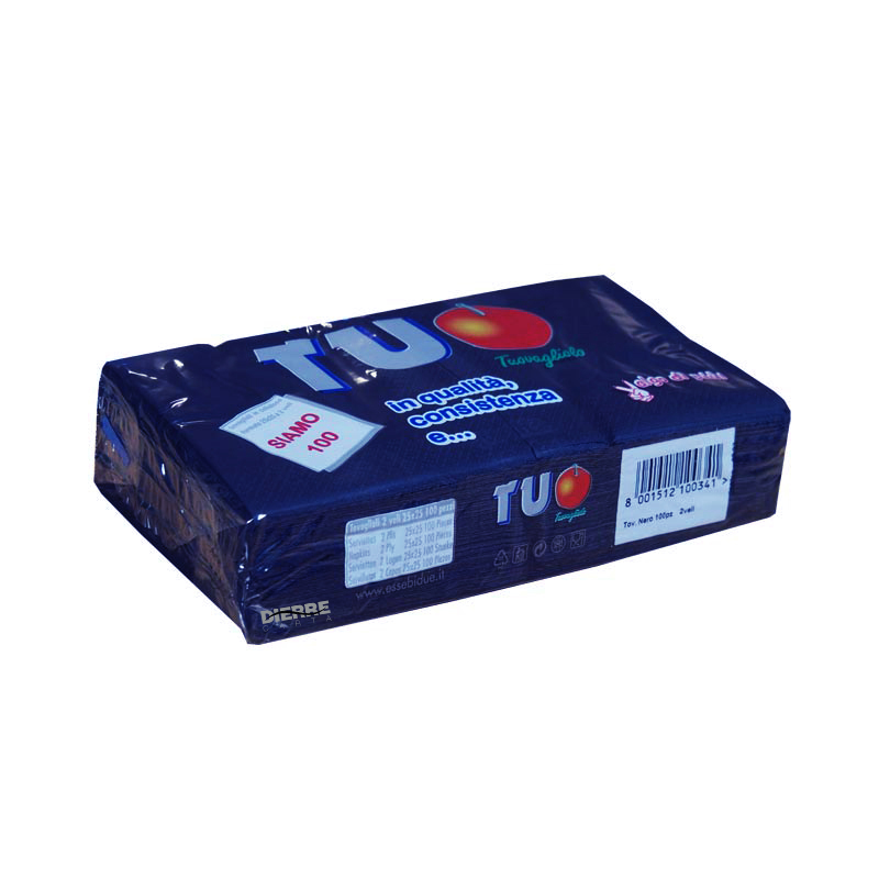 Tovaglioli 25x25 Blue pz 100