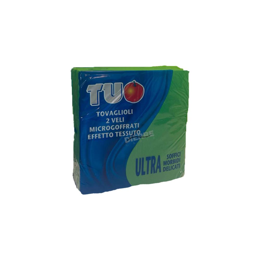 Tovaglioli 38x38 matis Verde pz 40