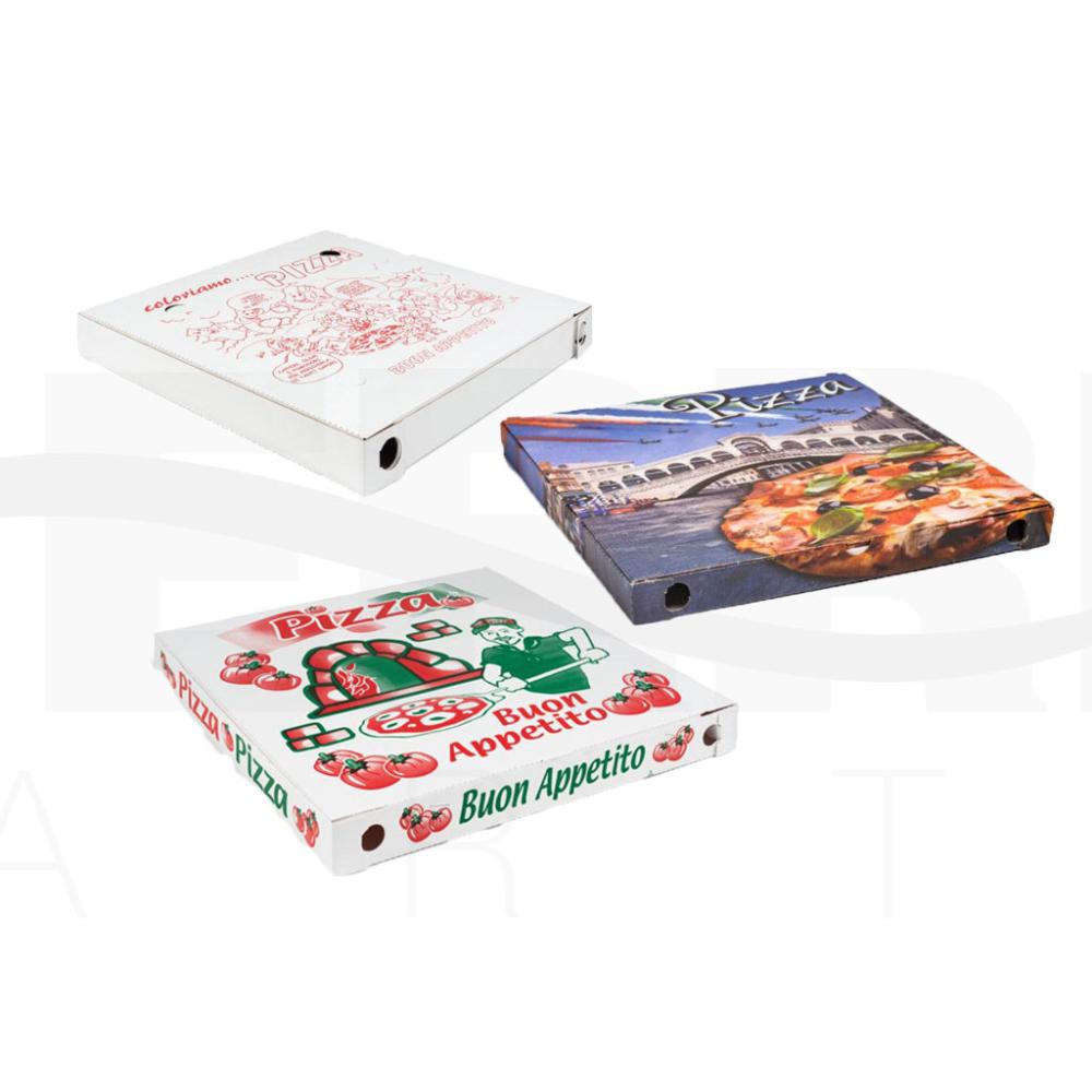 Scatole per pizza grandi semichimiche