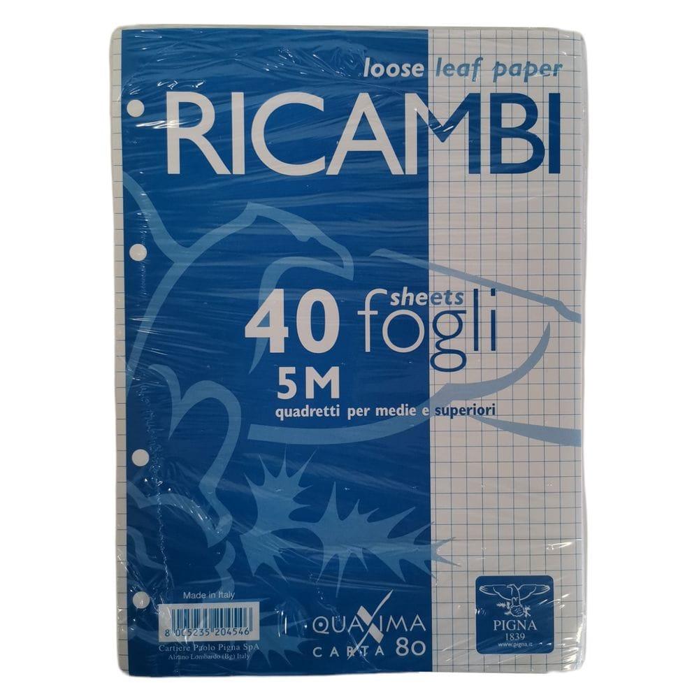 Ricambi fogli per ufficio