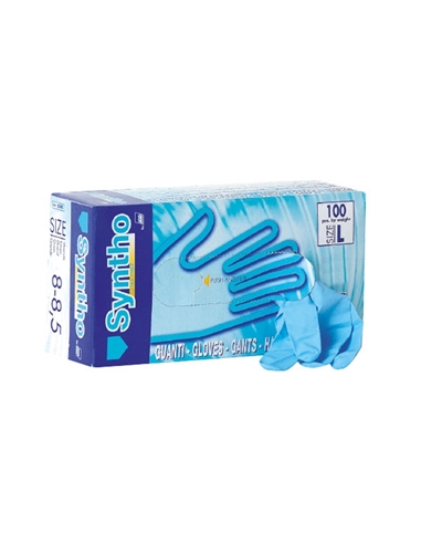 Syntho - Nitrile azzurro pezzi 100