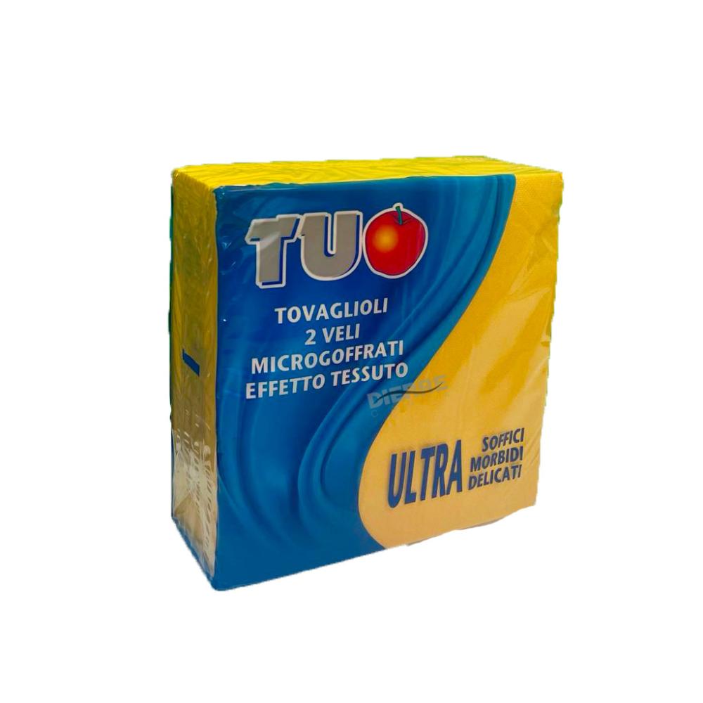 Tovaglioli 38x38 matis Giallo pz 40