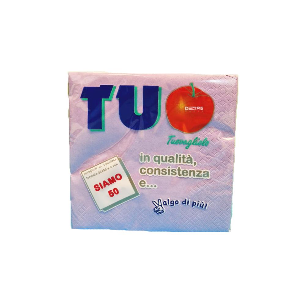 Tovaglioli 33x33 Lilla pz 50